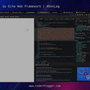 Coding Session Go Echo Web Framework DevLog