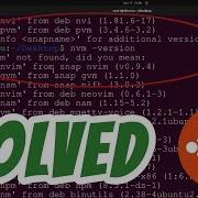 Command Nvm Not Found SOLVED In Ubuntu Linux When Installing Node JS