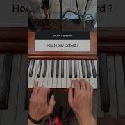 C Major Chord On Piano