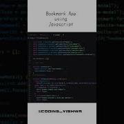 Bookmark App Using Javascript