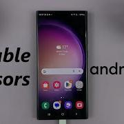 Как отключить все датчики на телефоне Android