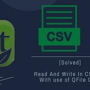 Qt QFile QTextStream Read And Write Data In CSV File Qt C Qt Creator Qt Tutorial
