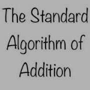 Standard Addition Algorithm