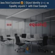 Java Trick Explained Object Identity Vs Equality Equals With Clear Example