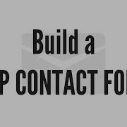 Build A PHP Contact Form