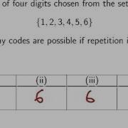 Permutations Worked Example 2