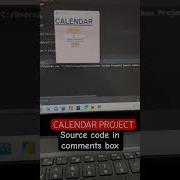 CALENDAR PROJECT Shorts