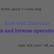 Rust Programming 6 Bits And Bitwise Operators