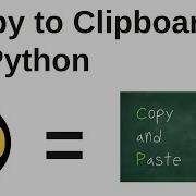 How To Copy Text To Clipboard Using Python