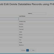 Datatables Live Records Add Edit Delete Using PHP Ajax JQuery