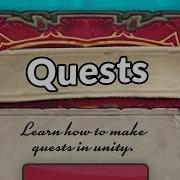QUESTING SYSTEM In Unity