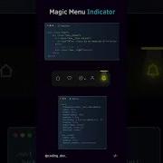 Magic Navigation Menu Indicator Css Html Animation Shorts