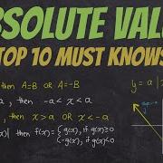 ABSOLUTE VALUE FUNCTIONS Top 10 Must Knows Ultimate Study Guide