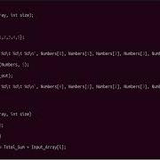 Array Passing As Function Argument In C