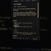 Leetcode 120 Triangle Solution Dynamic Programming In Java C Python Daily Coding Shorts