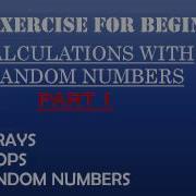 C How To Program Working With Random Numbers Arrays And Loops Part 1