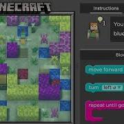 Code Org MINECRAFT HOUR OF CODE MINECRAFT VOYAGE AQUATIC LEVEL 1 12