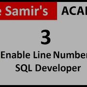 How To Enable Line Numbers In SQL Developer