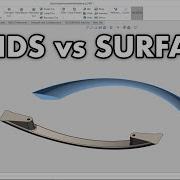 Solid Vs Surface Modeling In SOLIDWORKS