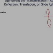 Identifying The Transformation Rotation Reflection Translation Or Glide Reflection