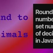 Round A Number To A Set Number Of Decimals In JavaScript