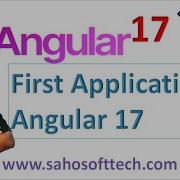 First Application In Angular 17 Hello App Angular 17 Tutorials In Hindi Sahosoft