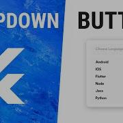 Flutter DropdownButton Widget