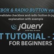JQuery Checkbox Radio Button Validation How To Validate Checkbox And Radio Button In JQuery Tuts