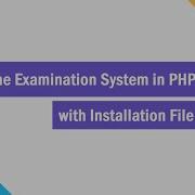 Online Examination System In PHP With Installation File