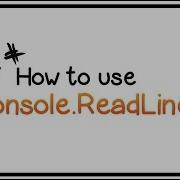 C Tutorial Part 8 Console ReadLine