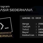 TERMUX Program Kasir Warung EsKrim Python