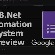VB Net User Interface With Google Form Automating An UI With Google Form Application Preview