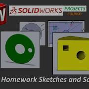 SolidWorks 04 Circle Rectangle Exercises