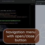 Fullscreen Overlay Navigation Menu With HTML CSS JavaScript