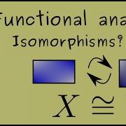 Functional Analysis 21 Isomorphisms