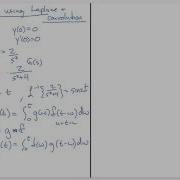 Using Laplace Transforms And Convolution To Solve An ODE