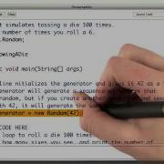 Throwing A Die Intro To Java Programming