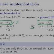 OR2 Algorithms Lecture 2 Simplex Method 19 The Two Phase Implementation