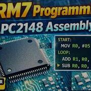 LPC2148 ARM7 Assembly Program Copy Null Terminated String Step By Step
