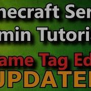 Minecraft Admin How To Name Tag Edit FREE