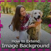 Photoshop Как расширить фон изображения