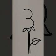 Number 3 To Rose Drawing Easy Drawings Art Trending Viral