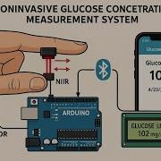 HVS 3668 Noninvasive Glucose Concentration Measurement System Bluetooth Monitoring NIR Sensor