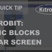 Microbit MakeCode Editor Basic Blocks Clear Screen Kitronik