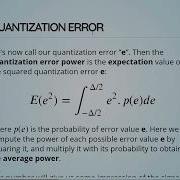 ADSP 01 Quantization 03 Quantization Error