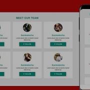 Design Responsive Team Section Cards Using FlexBox 2020