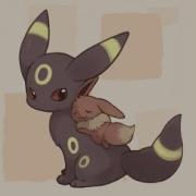 Eevee And Umbreon Darkside