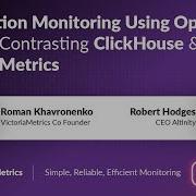 Application Monitoring Using Open Source Contrasting ClickHouse VictoriaMetrics