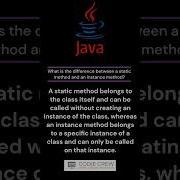 Difference Between Static Method And Instance Method Coding Python Developer Javascript Java