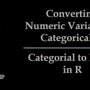 Converting Numeric Data To Categorical Categorical To Factor Data Transformation In R Shiny App